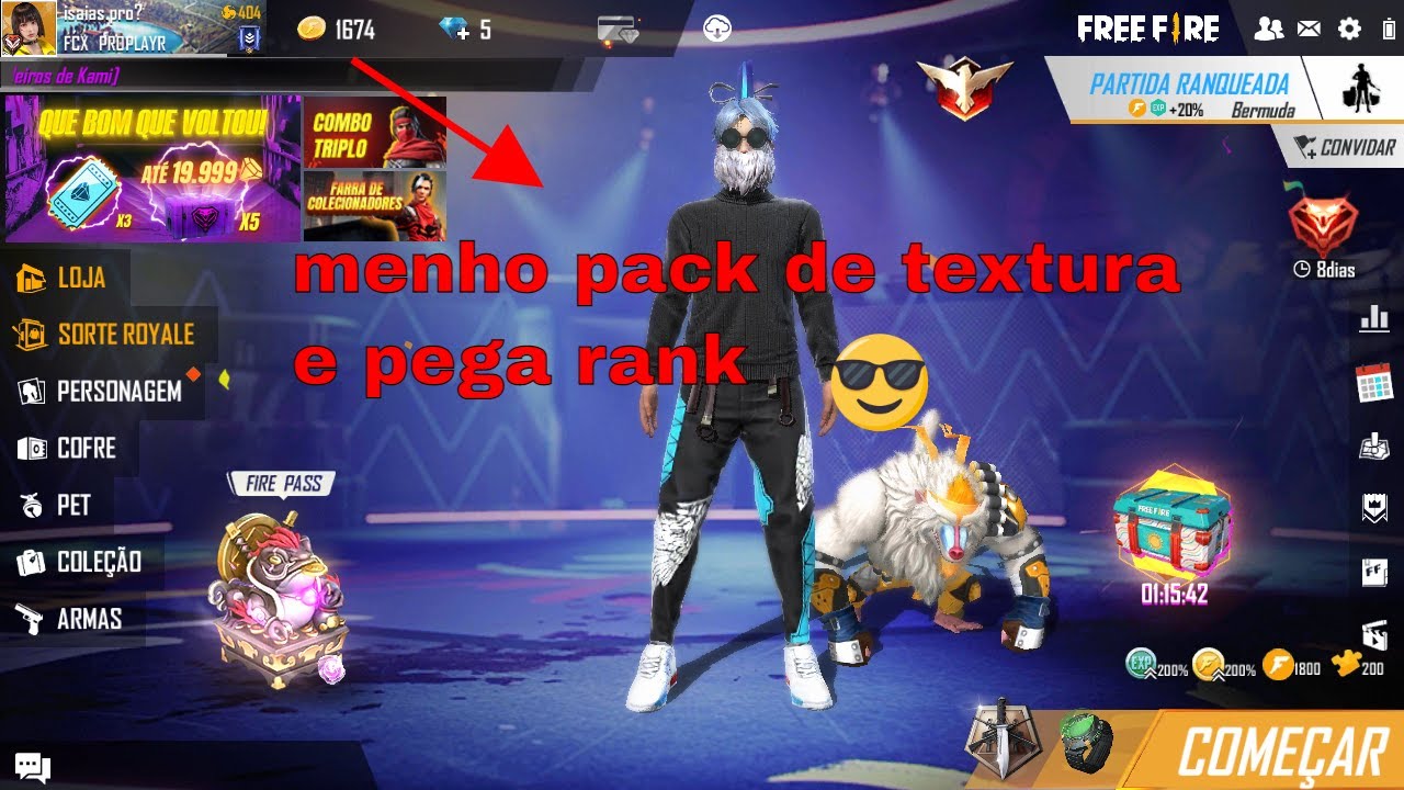 pack de textura pega rank 2021