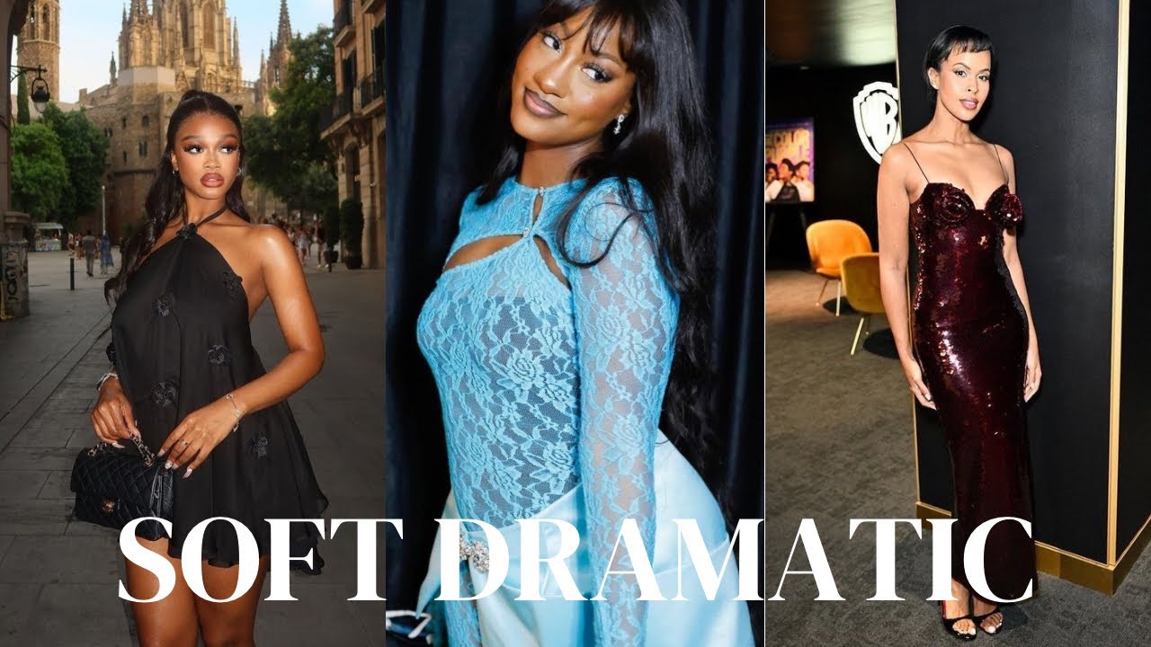 SOFT DRAMATIC KIBBE BODYTYPE FOR BLACK WOMEN.
