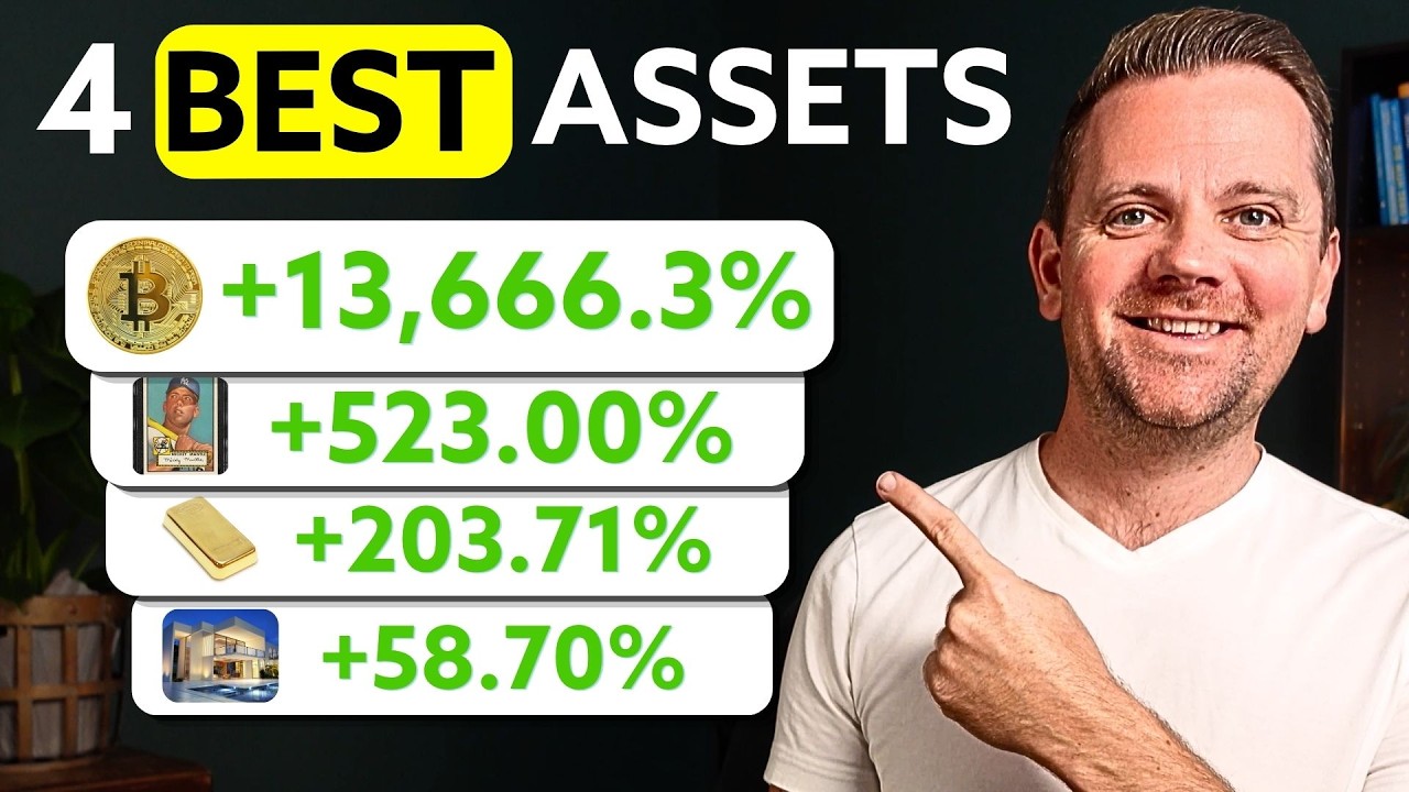 The 4 BEST Alternative Assets for F.I.R.E. (BUY & HOLD FOREVER)