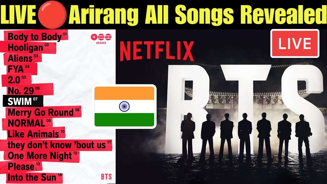 LIVE 🔴 BTS Arirang All Songs Revealed Today 💜 Meaning 🇮🇳 in Hindi 🇮🇳 BTS All Songs Updated Today 💜