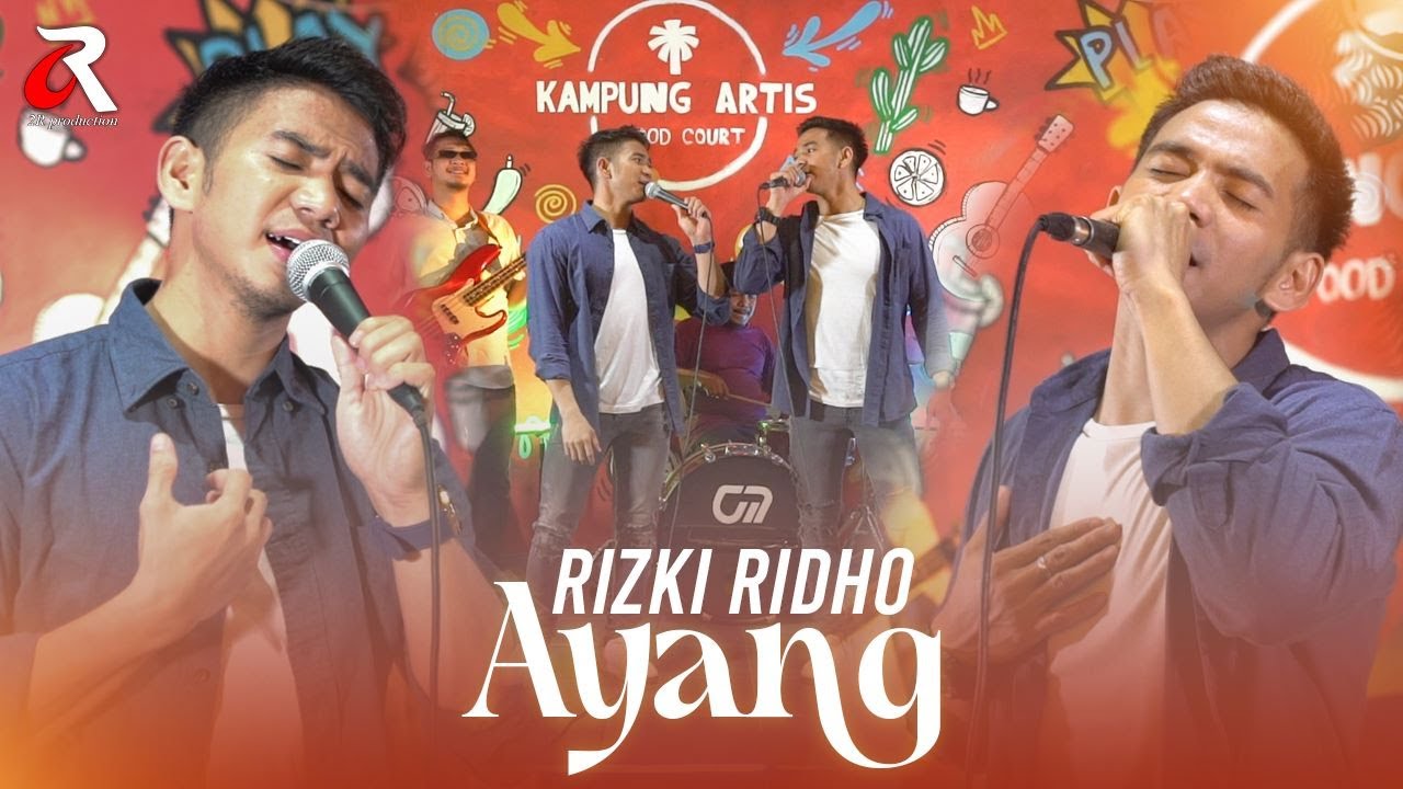 RIZKI RIDHO - AYANG (LIVE COVER) | SEMUA IKUTAN JOGET AYANG DI KAMPUNG ARTIS FOODCOURT!! ASHOOYYY!!