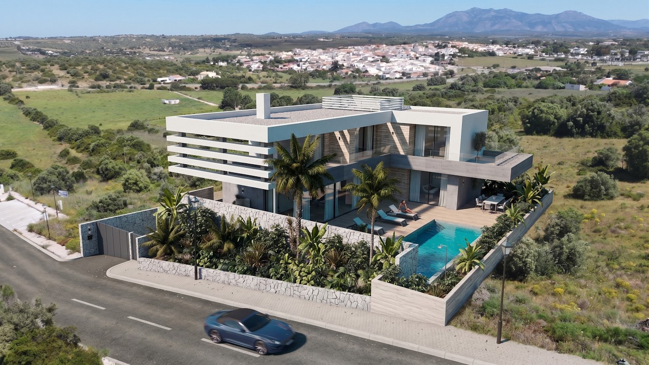 Ready-to-Build: Plot with Approved 3+1 Bedroom Villa Project in Praia da Luz