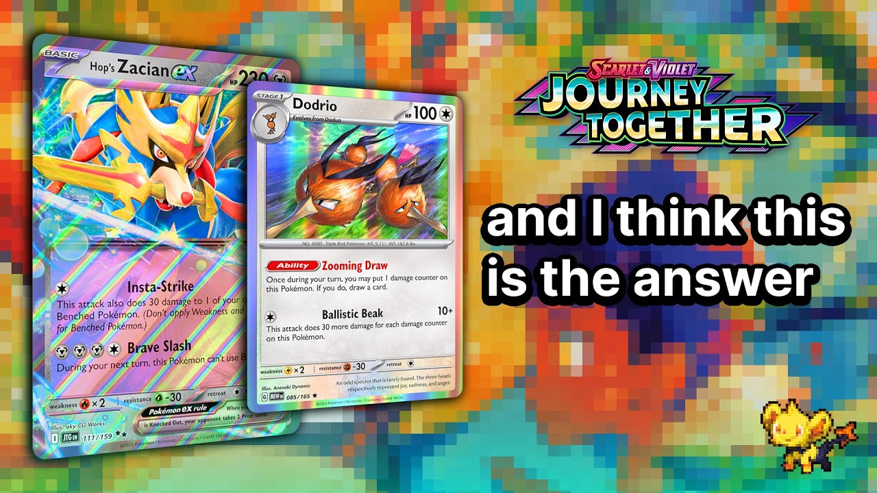 i added dodrio to hop's zacian ex