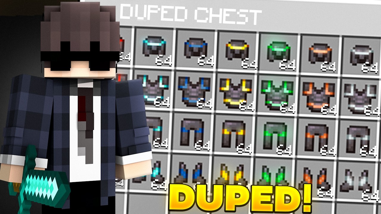 How I Secretly Duped Everyone's Armor in This Minecraft SMP..!