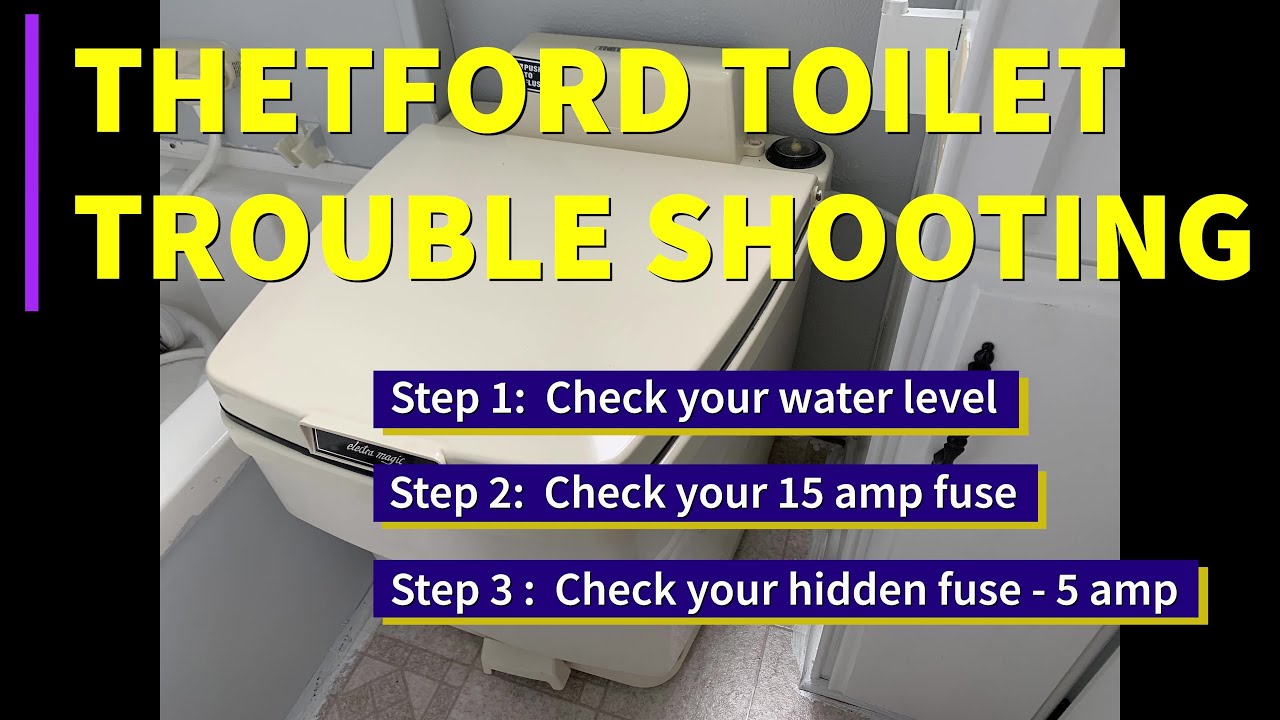Thetford Electra Magic Toilet Troubleshooting - Trailmanor 3023 - Recirculating Toilet