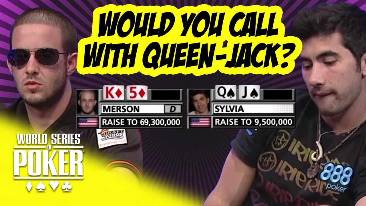 WSOP Final Table All-in Move! Greg Merson vs Jesse Sylvia
