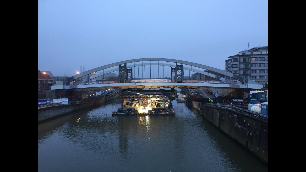 Installatie Hogebrug Harelbeke - time-lapse