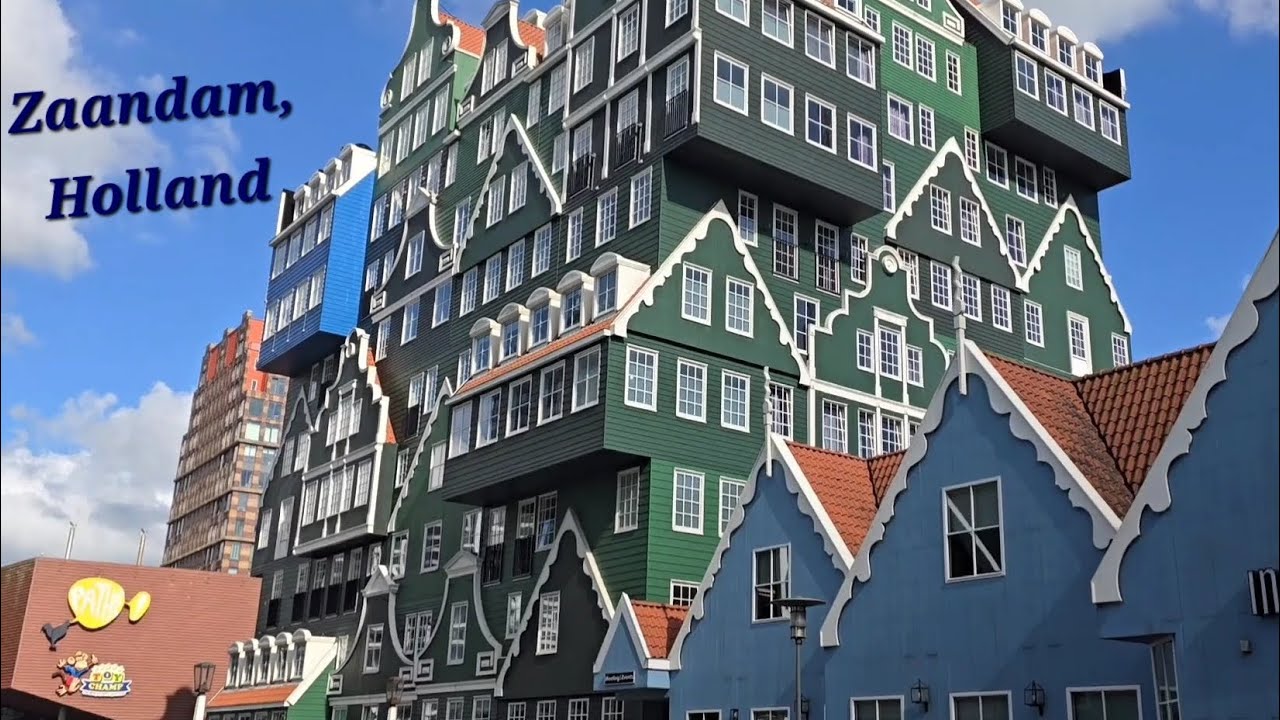 Zaandam City Tour, The Colourful City of Holland 🇳🇱