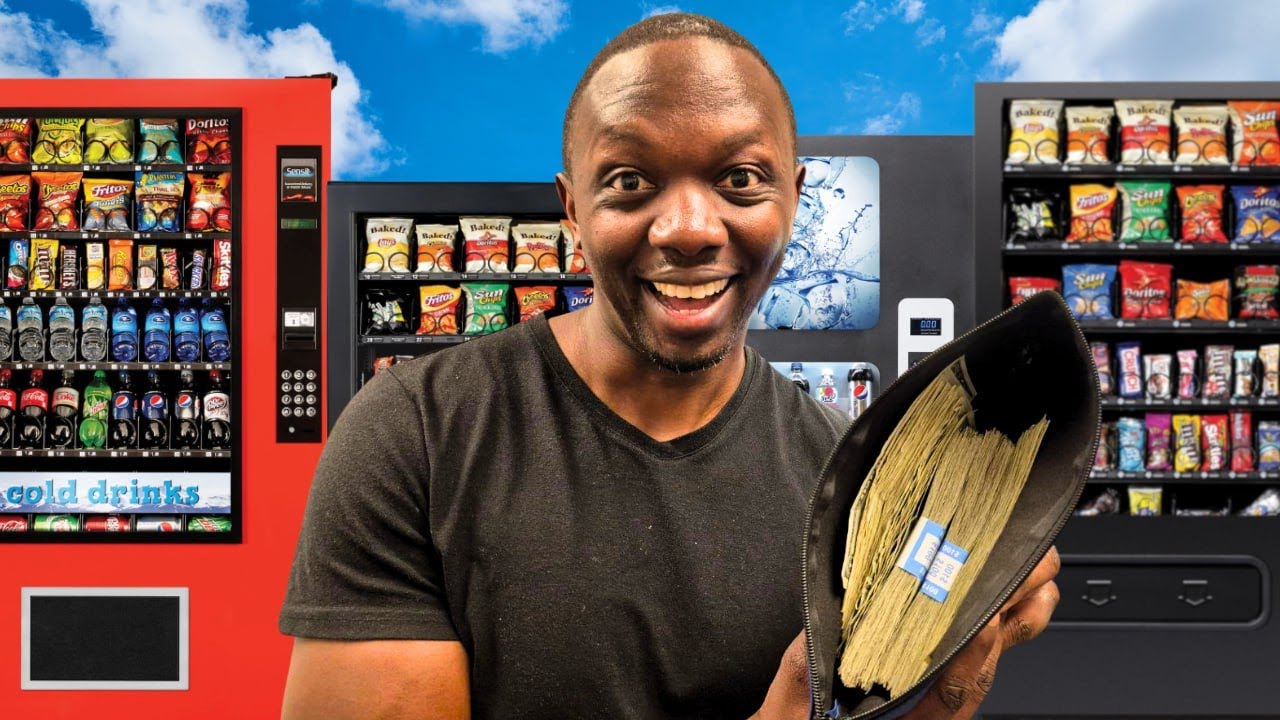 Restocking 4 VENDING MACHINES and ADDING  another BUSINESS