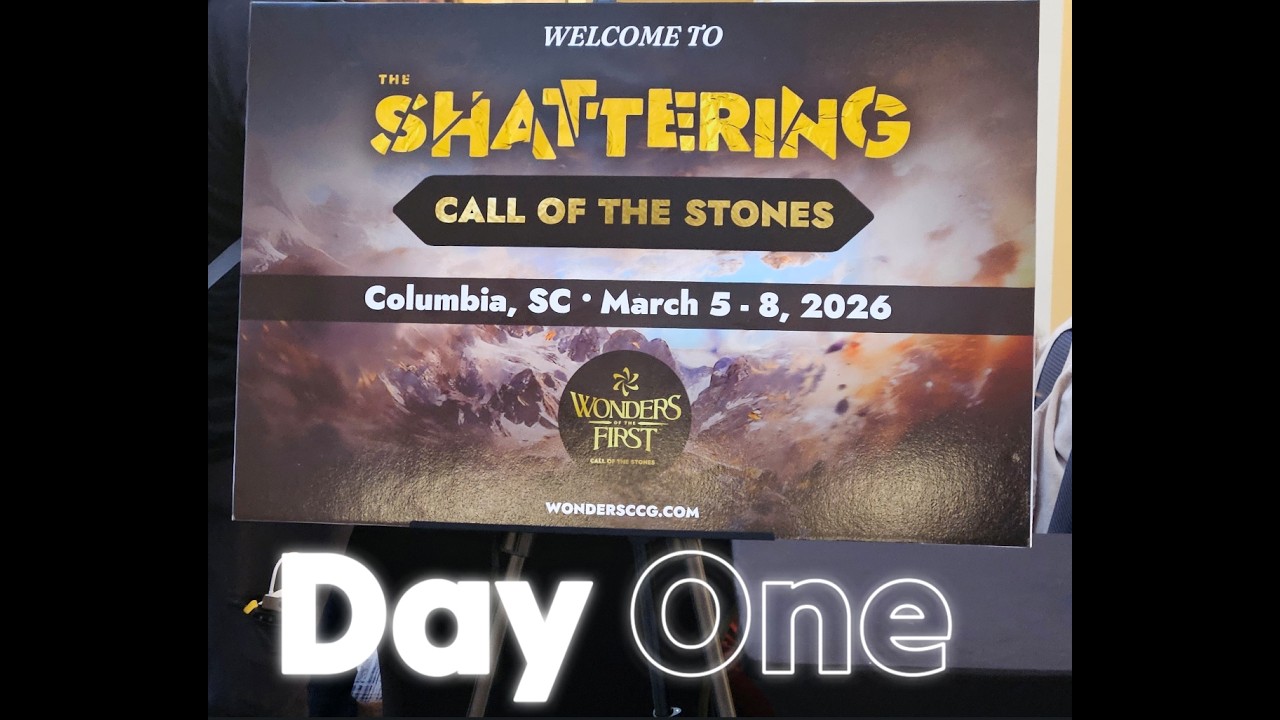 Wonders of the First COTS Shattering Day 1
