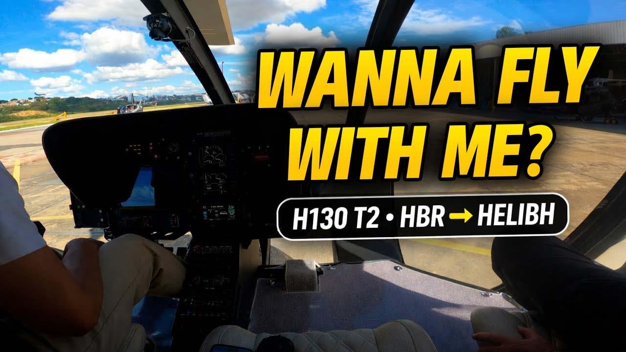 Helicopter Ride Over Belo Horizonte | HBR to HELIBH, See How It’s Done