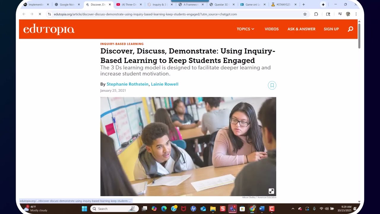 The NGSS 3 Dimensional Lesson Planning NotebookLM