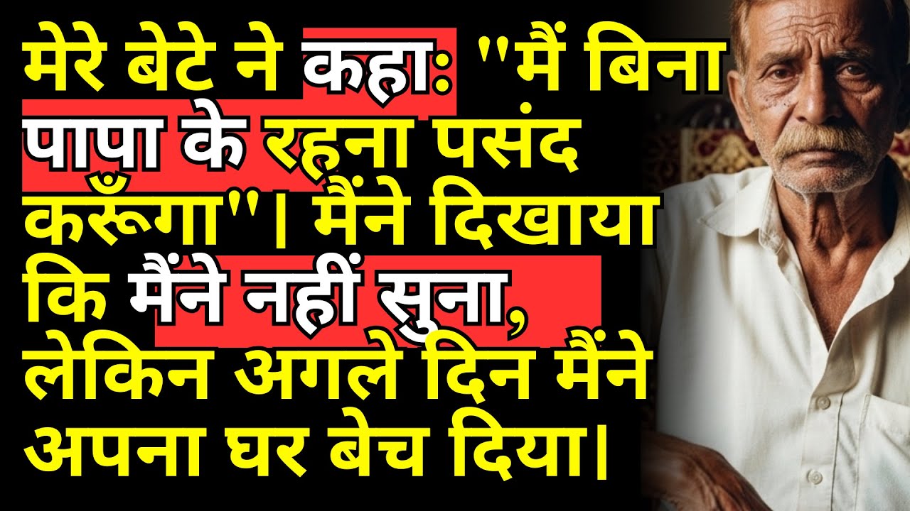 मेरे बेटे ने कहा: 