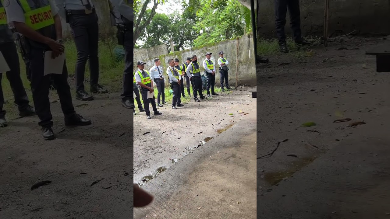 preparing our live firing exercise 