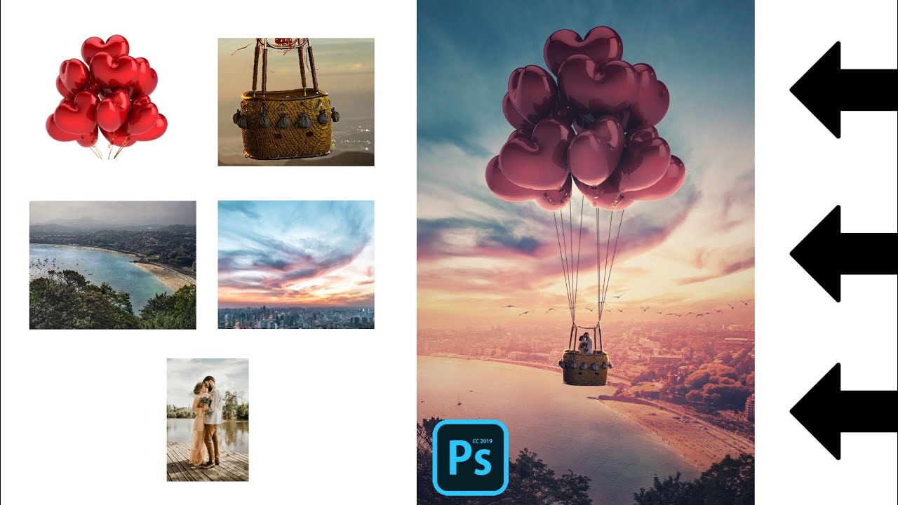 How to Create a Photo manipulation Composite (ps touch / ps cc 2019)