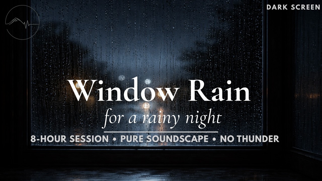8 Hours of Rain Sounds for Sleep | Deep Sleep & Relaxation