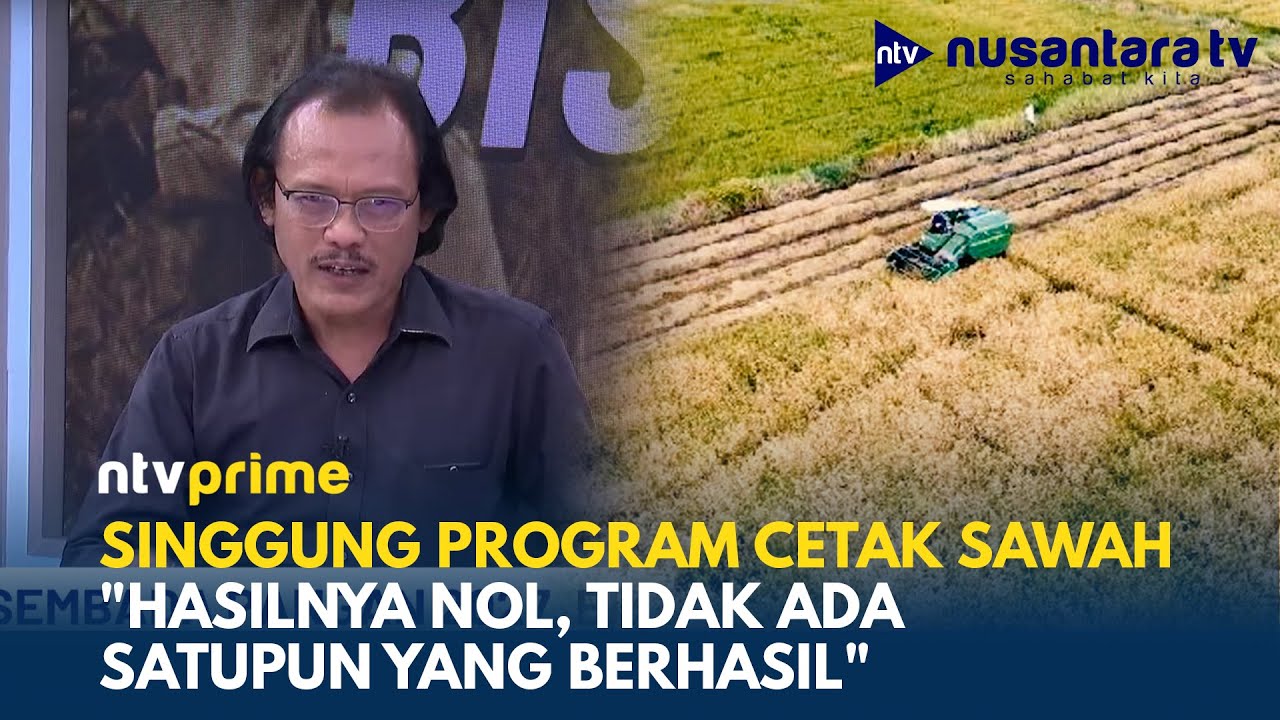 Program Cetak Sawah di Era Jokowi, Guru Besar IPB: Hasilnya Nol, Tidak Ada Satupun yang Berhasil
