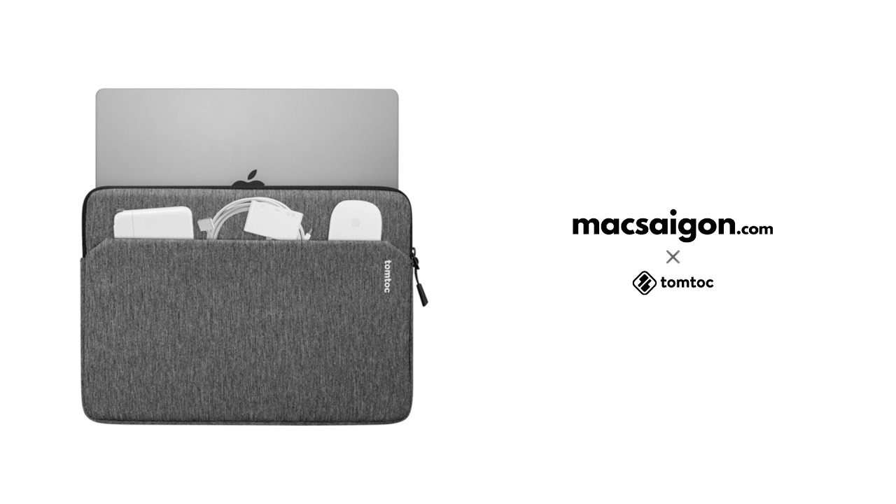Tomtoc Slim Sleeve MacBook 14-inch (Gray)