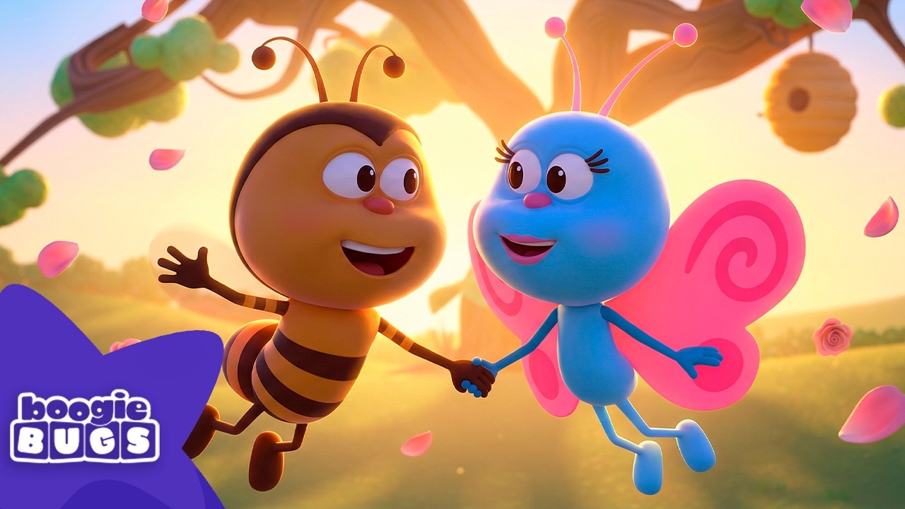 I Love You Song | Skidamarink a Dink a Dink | BOOGIE BUGS 🐞 Nursery Rhymes and Kids Songs