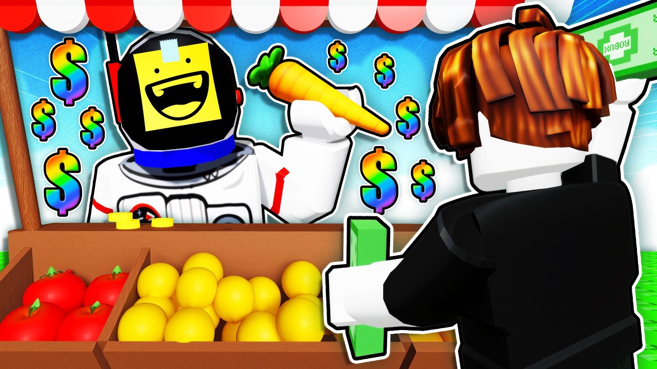 I Started a FARMER'S MARKET To Make PROFIT in Roblox