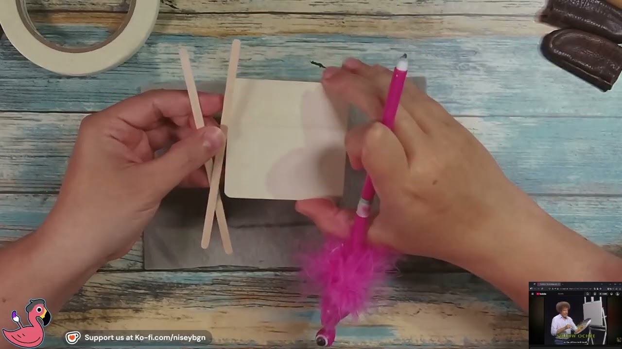 Painting With Wool: Needle Felting Bob Ross Magnets S30 Ep.3 Part 1