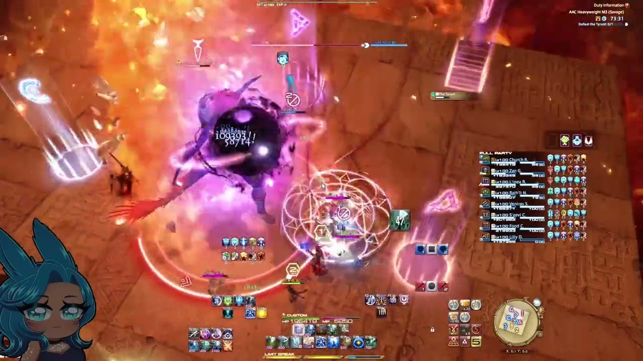 M11S W4 reclear - FFXIV