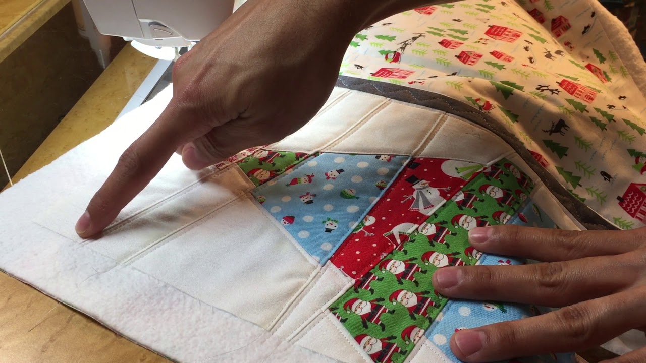 Crazy Christmas Tree Quilting
