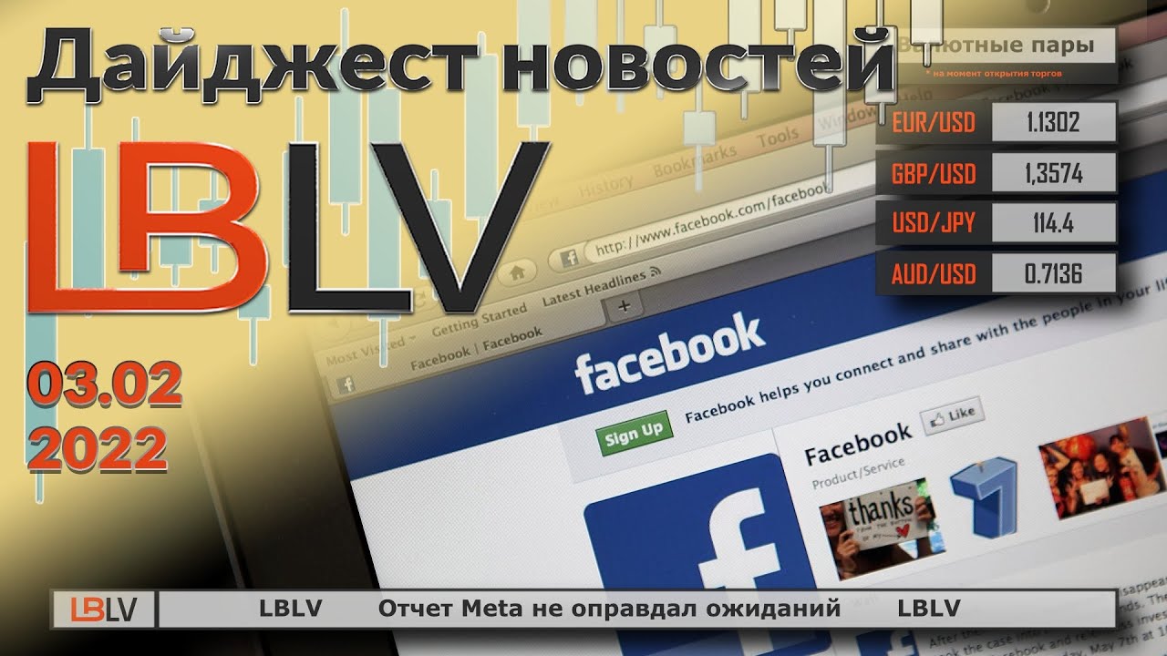 LBLV Отчет Meta не оправдал ожиданий, акции обвалились на 22%. 03.02.2022