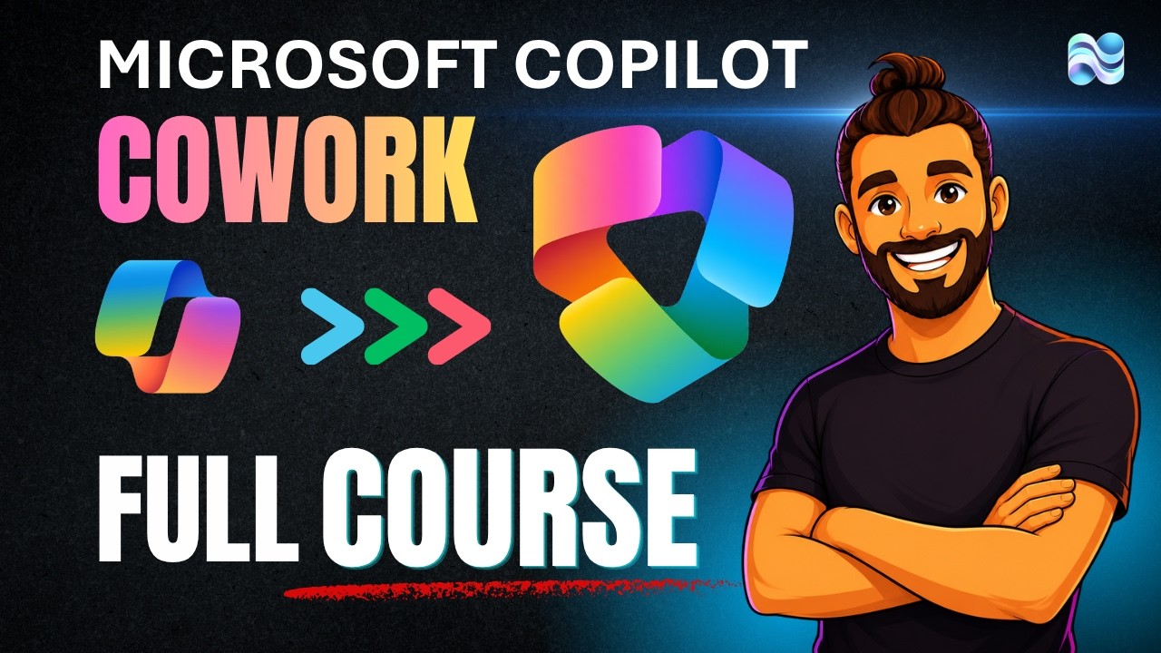 Microsoft Copilot Cowork - Full Masterclass For Beginners [2026]