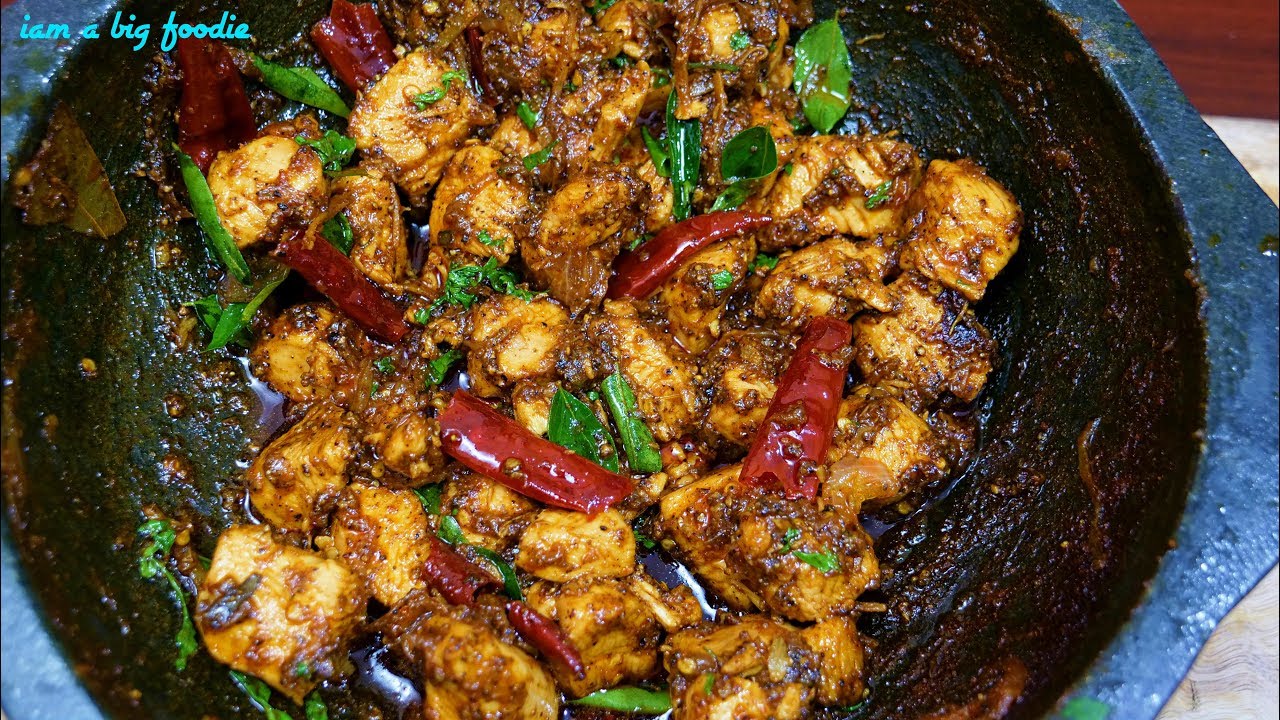 ASMR-Bachelor Special Recipe-Easy Chettinad Pepper Chicken.!!!||Easy Chettinad Pepper Chicken Recipe