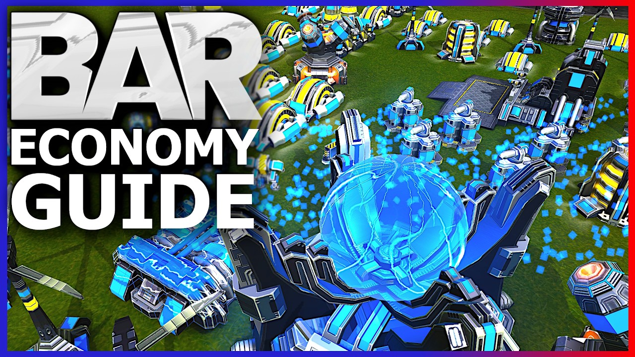 Metal, Energy & Build Power Economy Guide for Beyond All Reason & Tech Tutorial for base building