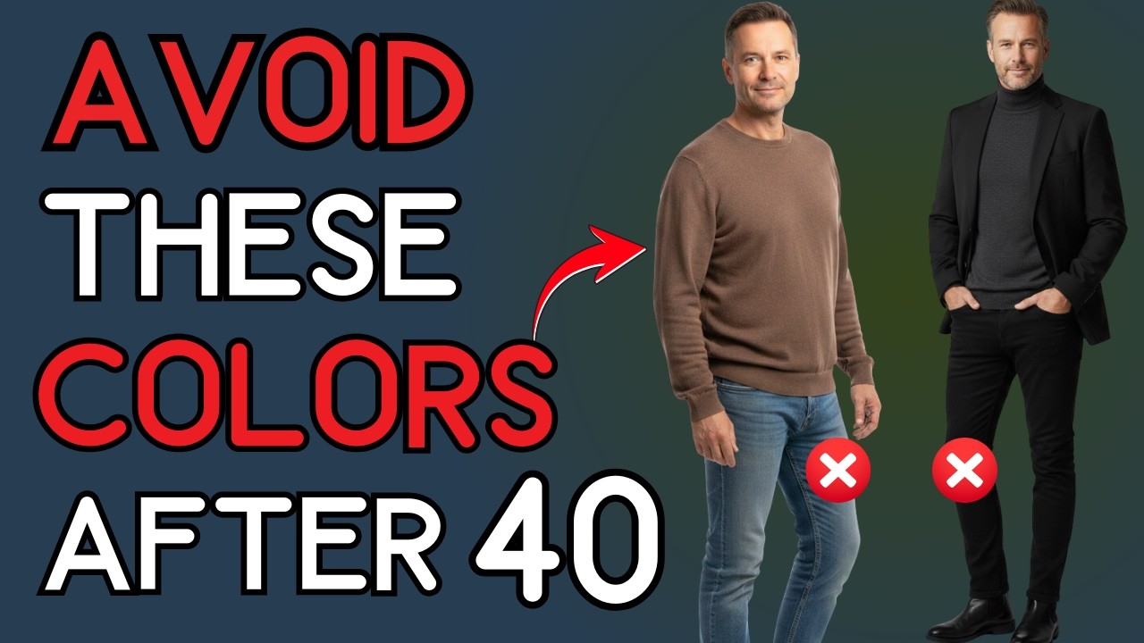 Over 40? 5 Colors That Make You Look Older (And What to Wear Instead) | 40+ Men's Fashion