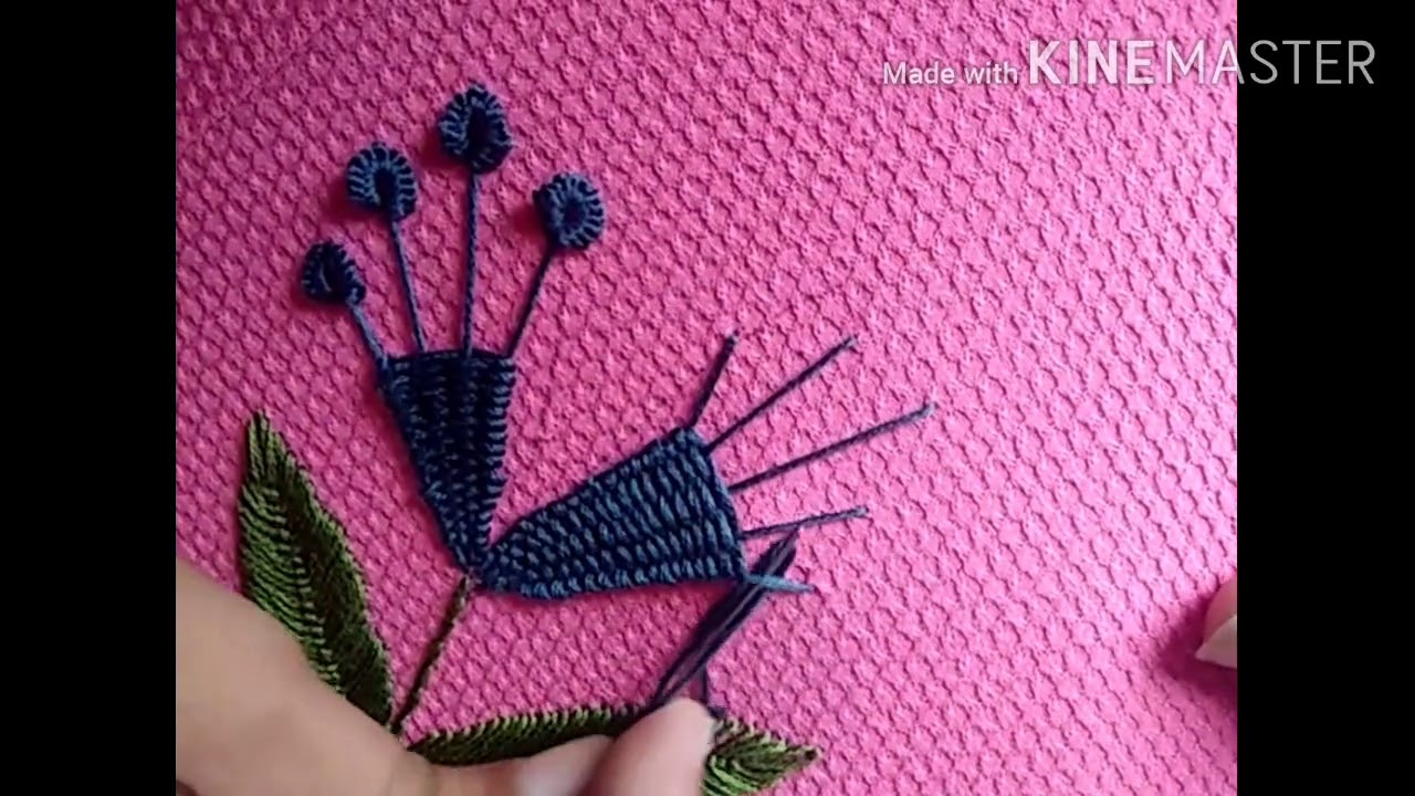 Hand Embroidery Spider web stitch by EASY LEARNiNG BY ATIB