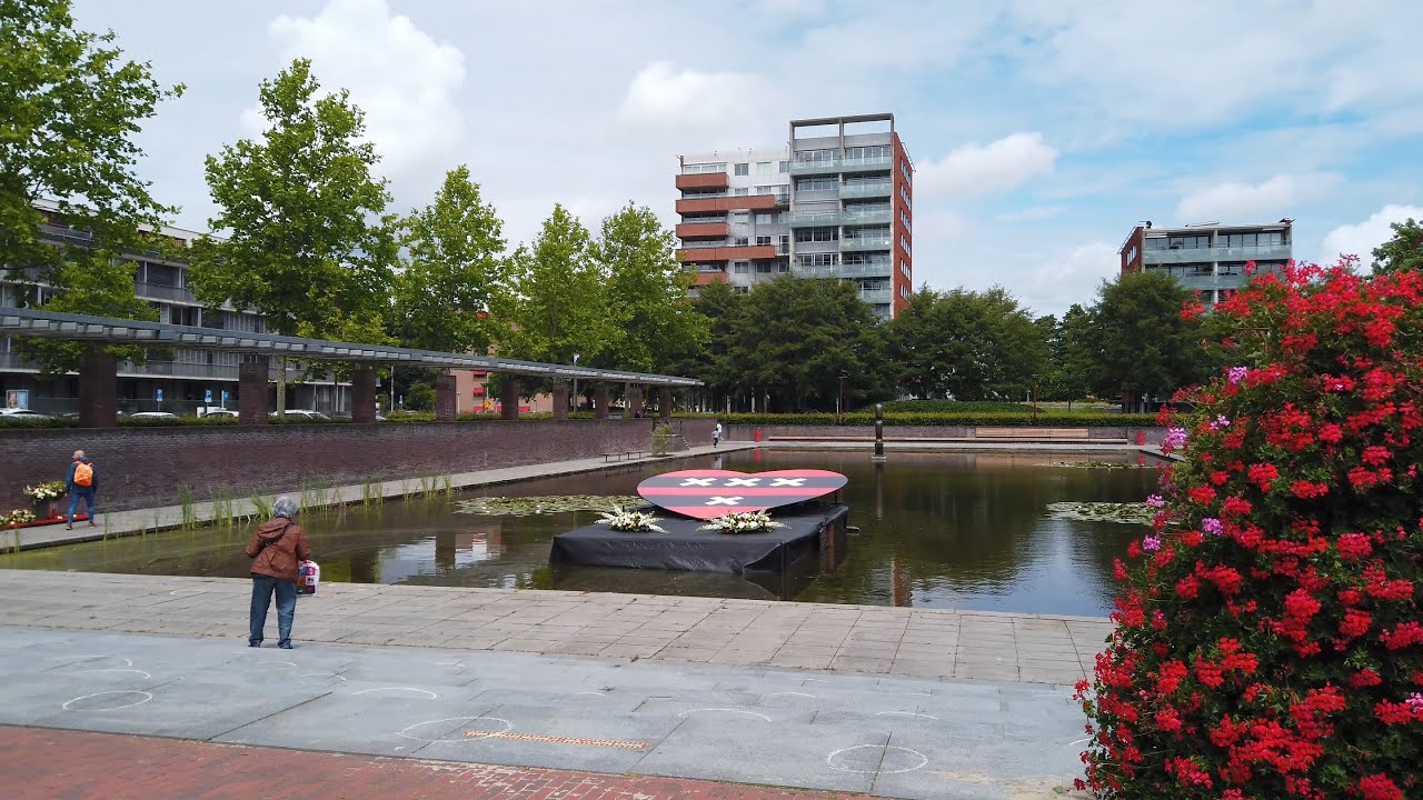 Walking in Amstelveen ⛅ | Centre | Amsterdam Metro Area - 4K60