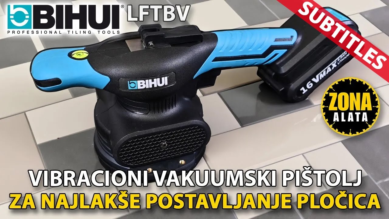 Bihui LFTBV Укладка керамической плитки с помощью вибрационного вакуумного пистолета