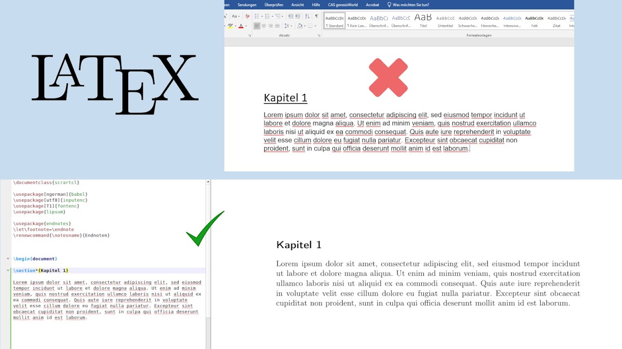 LaTeX-Tutorial - Kapitelüberschriften