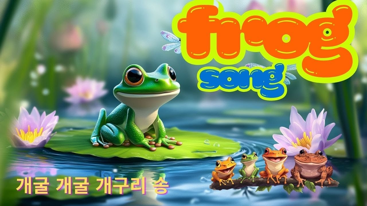 개굴 개굴 개구리 송/랩으로 부르는 동요