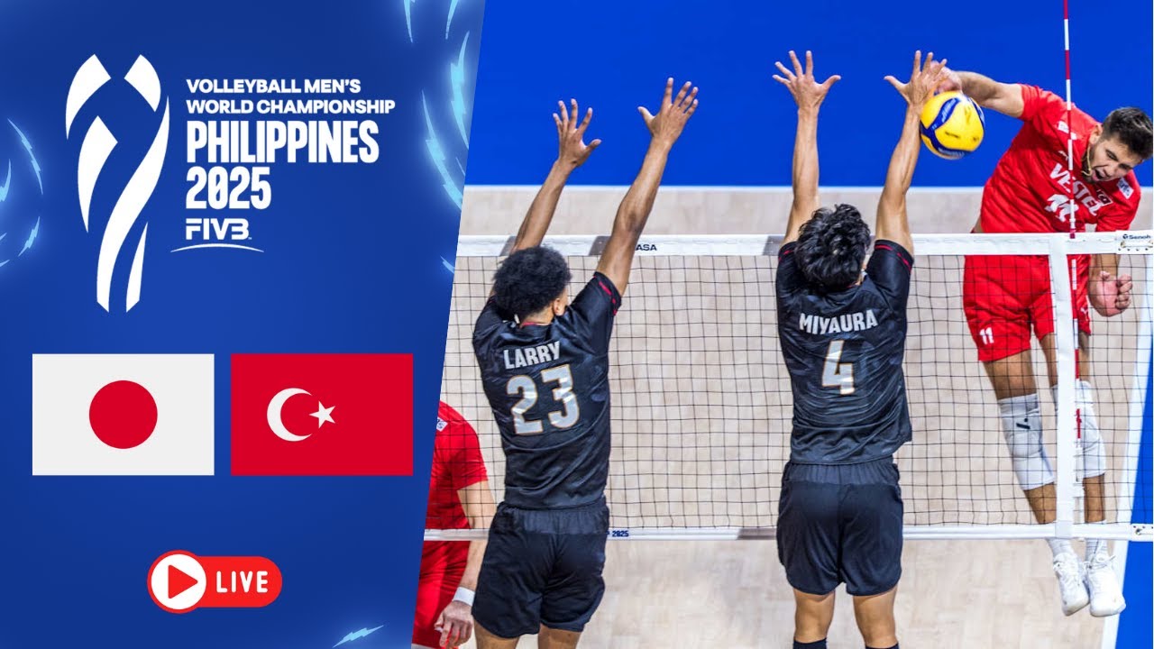 Japan 🇯🇵vs🇹🇷 Türkiye | FIVB Men’s World Championship 2025 | Quezon City, Philippines