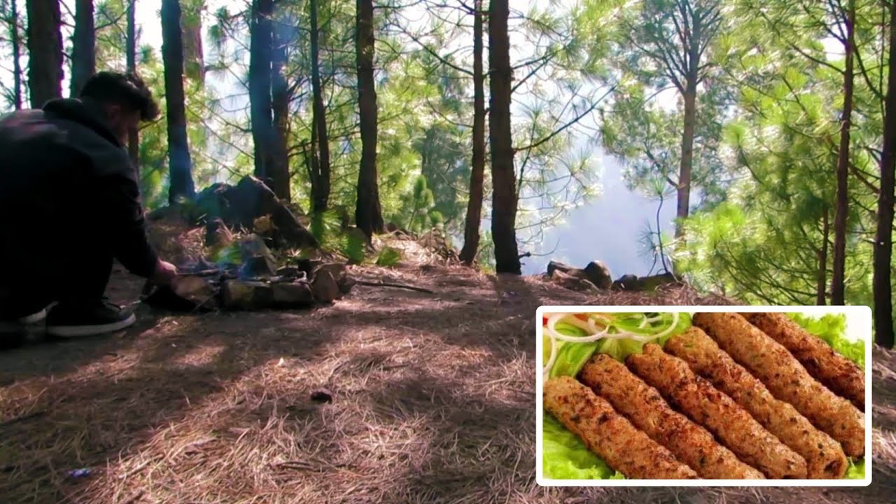 Cooking Steak 🥩 in the forest🌲| camping and cooking, solo camping and cooking @menwiththepot