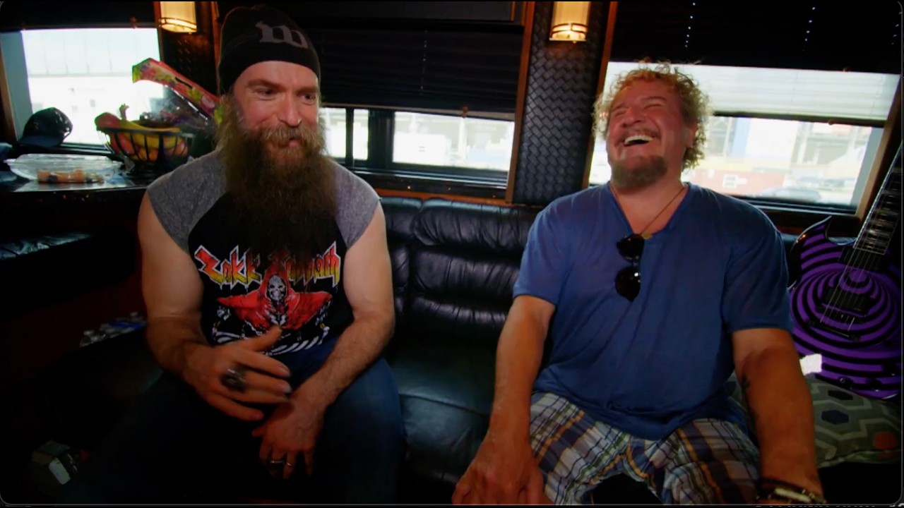 Black Label Society's Zakk Wylde and Sammy Hagar at Rockfest