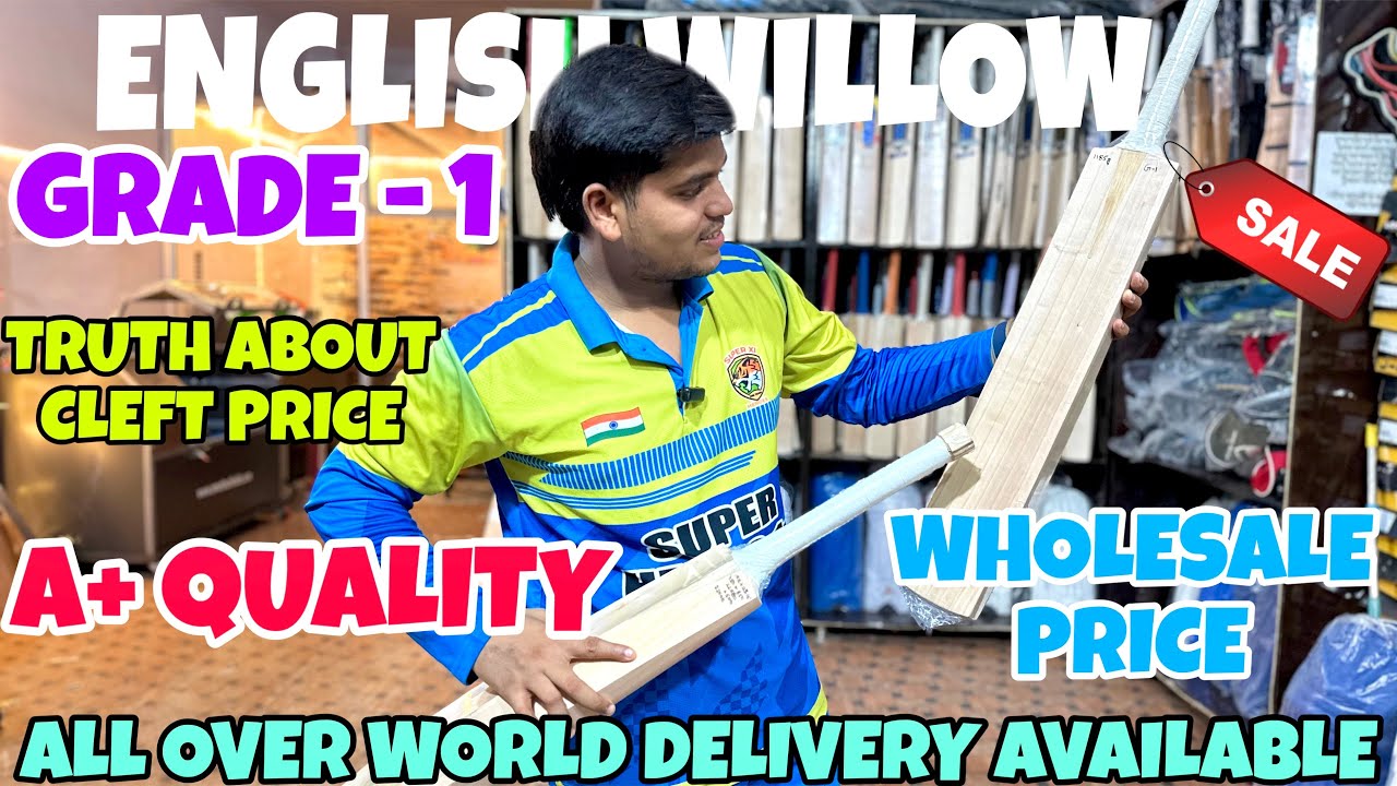 J.s wright England Wood Proper English Willow Bats | Wholesale Price With Gifts | PCL Sports 2025