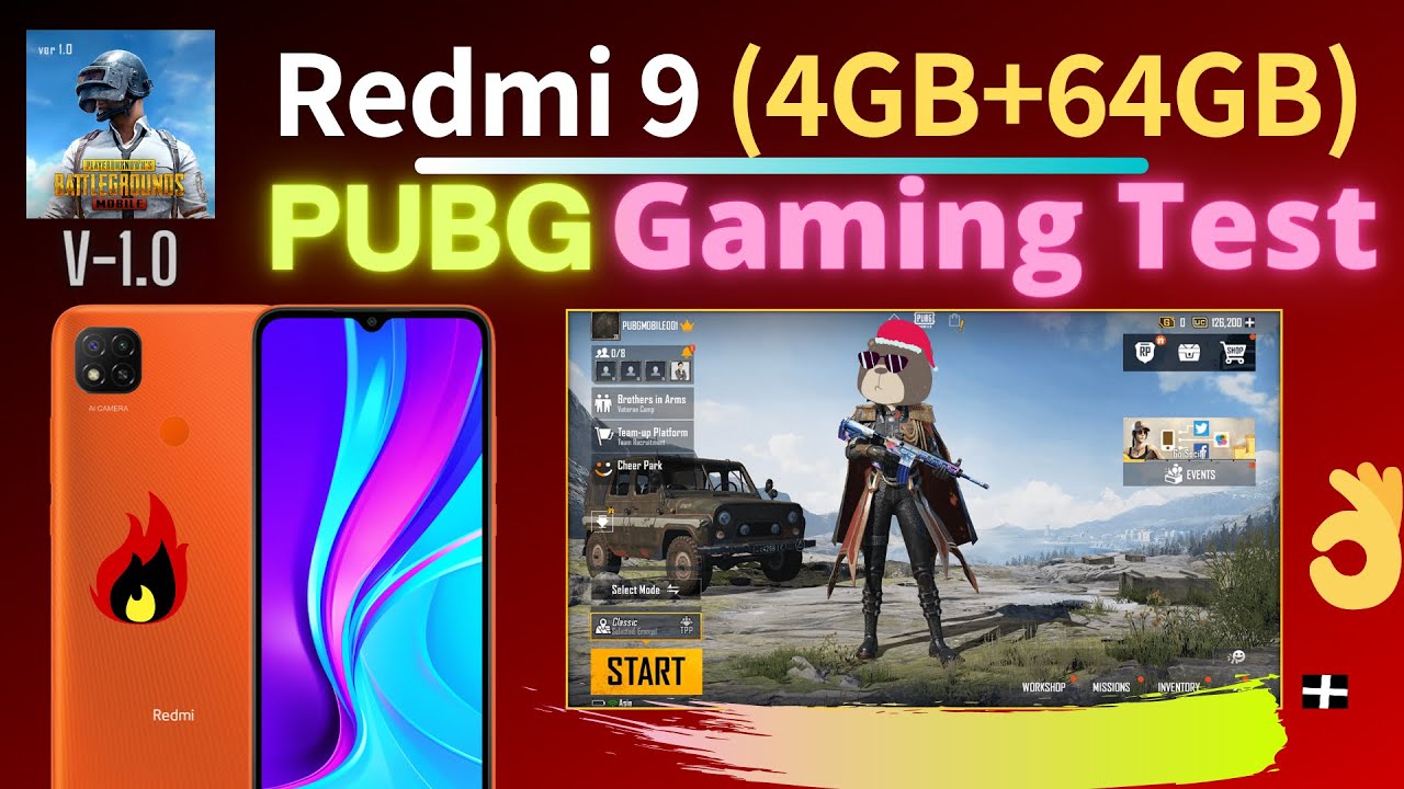✔️Redmi 9 (4GB) - PUBG  v1.0 Gaming Test | Pubg Mobile Latest Version 1.0 Gaming Test on  Helio G35