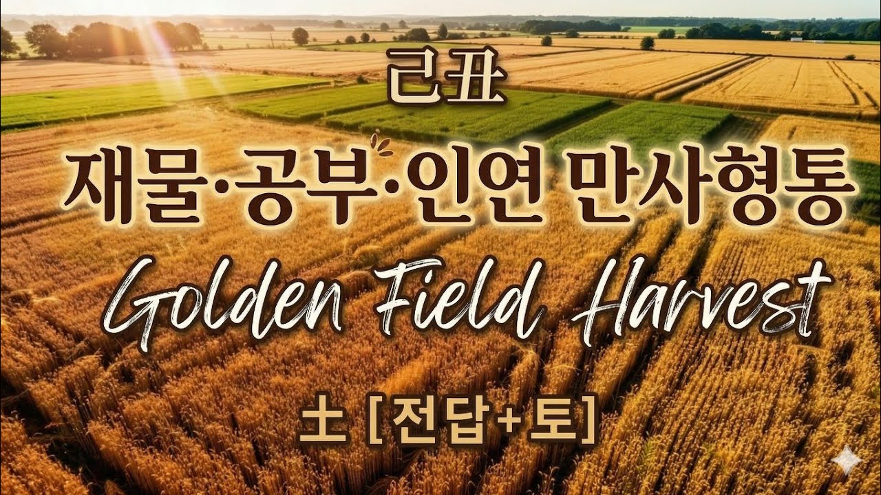 기축일주 인생 균형을 회복하는 음악 ​[528Hz] 평생의 노고가 거대 자산으로 돌아오는 순간 | Golden Field Harvest & Financial Reward
