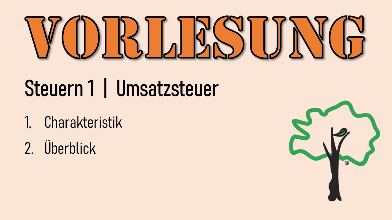 Vorlesung | 06 Umsatzsteuer