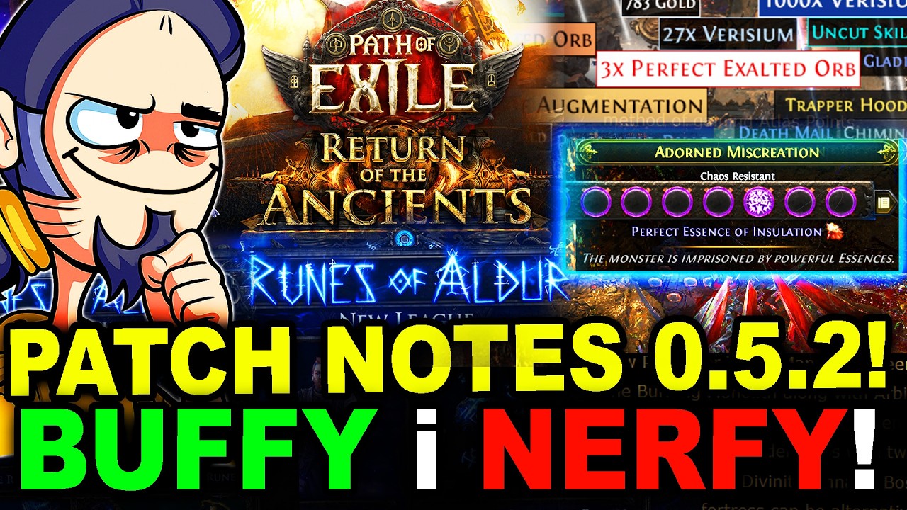 MECHANIKA RUN NAPRAWIONA! PONERFILI MOBY! Patch Notes 0.5.2 w Path of Exile 2