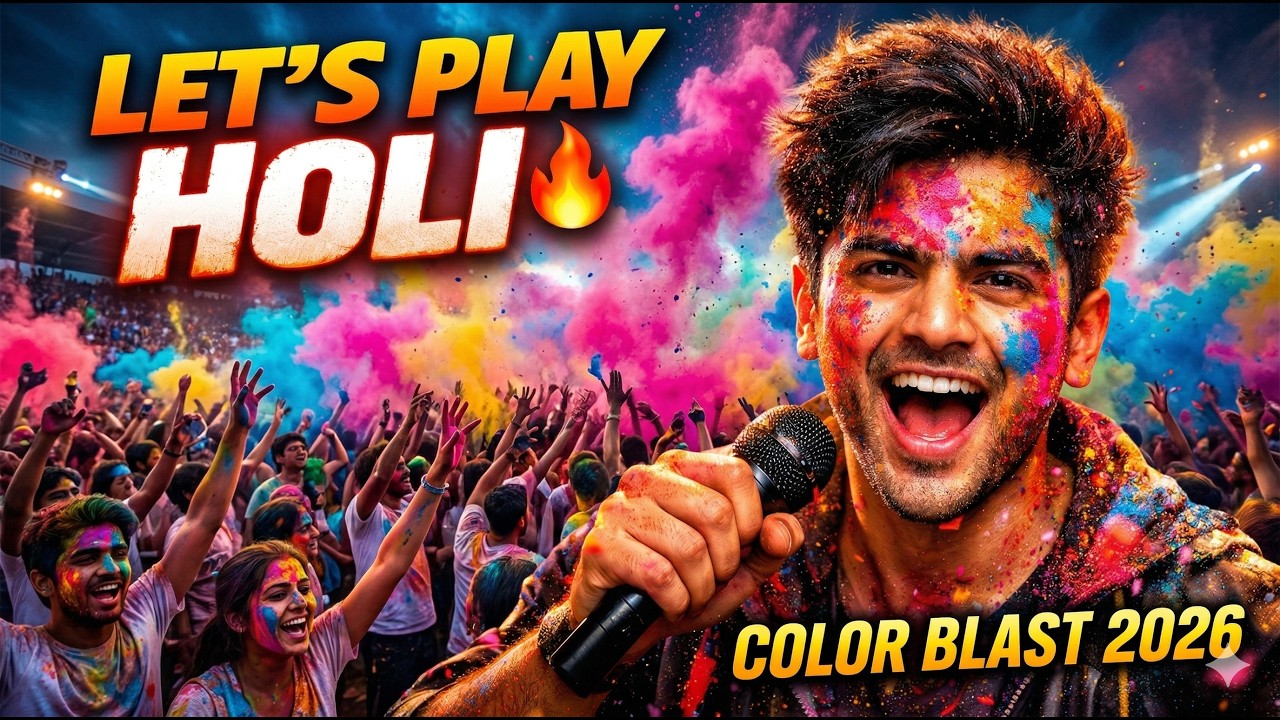 Let’s Play Holi 🔥 Bollywood Holi Song 2026 |  Color Blast Party Anthem |