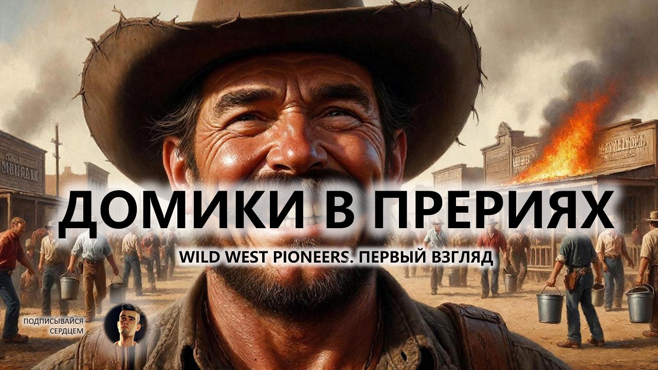 🔥ДОМИКИ В ПРЕРИЯХ I ПЕРВЫЙ ВЗГЛЯД | Wild West Pioneers