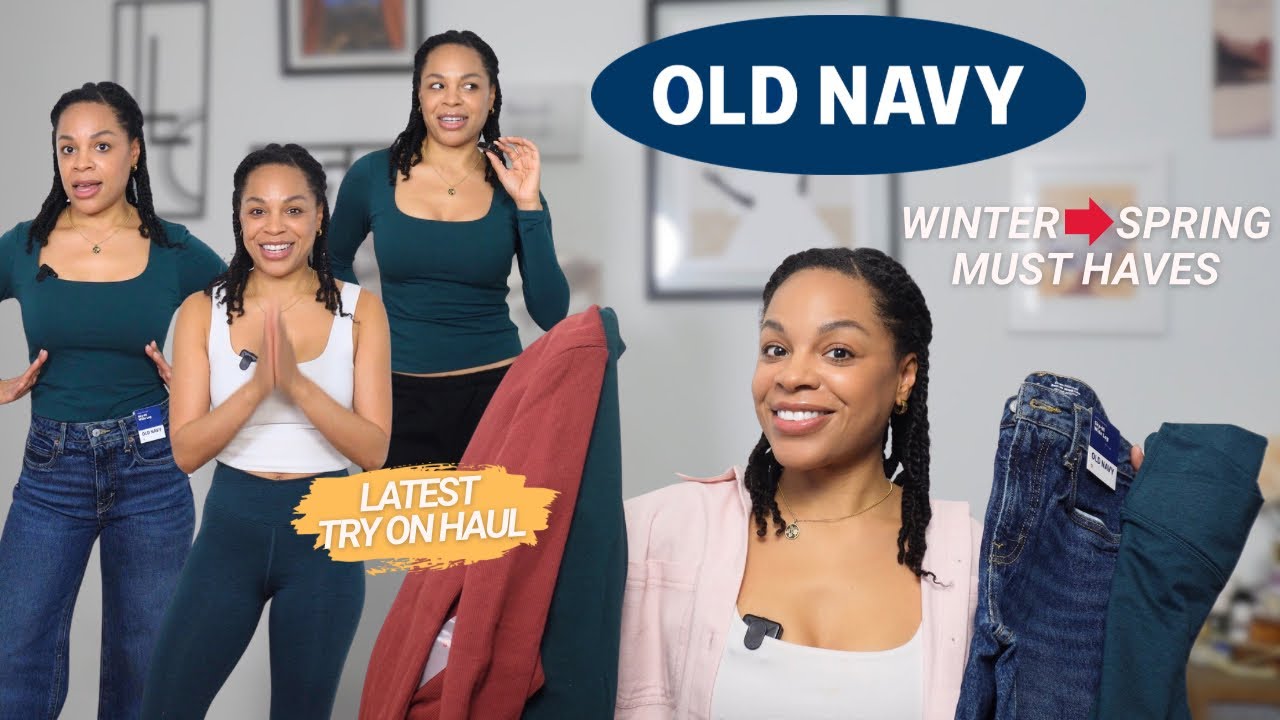 Примерка зимней и весенней коллекции Old Navy | Базовые вещи для многослойной одежды