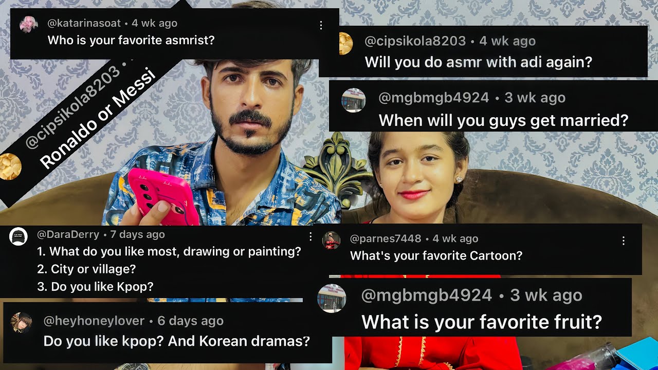 ASMR 10k Subscribers Q&A