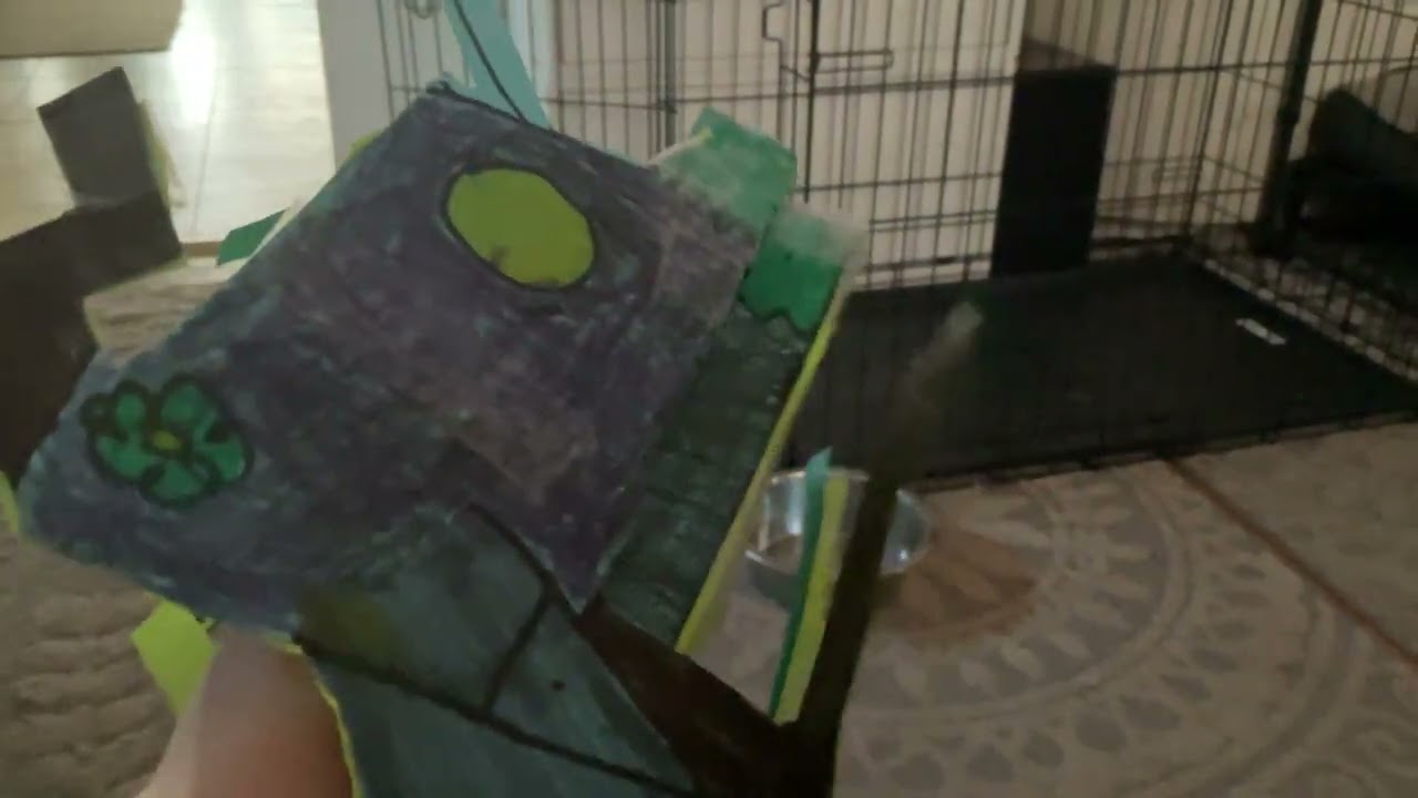 My first dragon puppet (first vid!!!!)